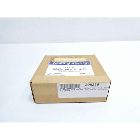 Westinghouse OVERLOAD RELAY AN41A